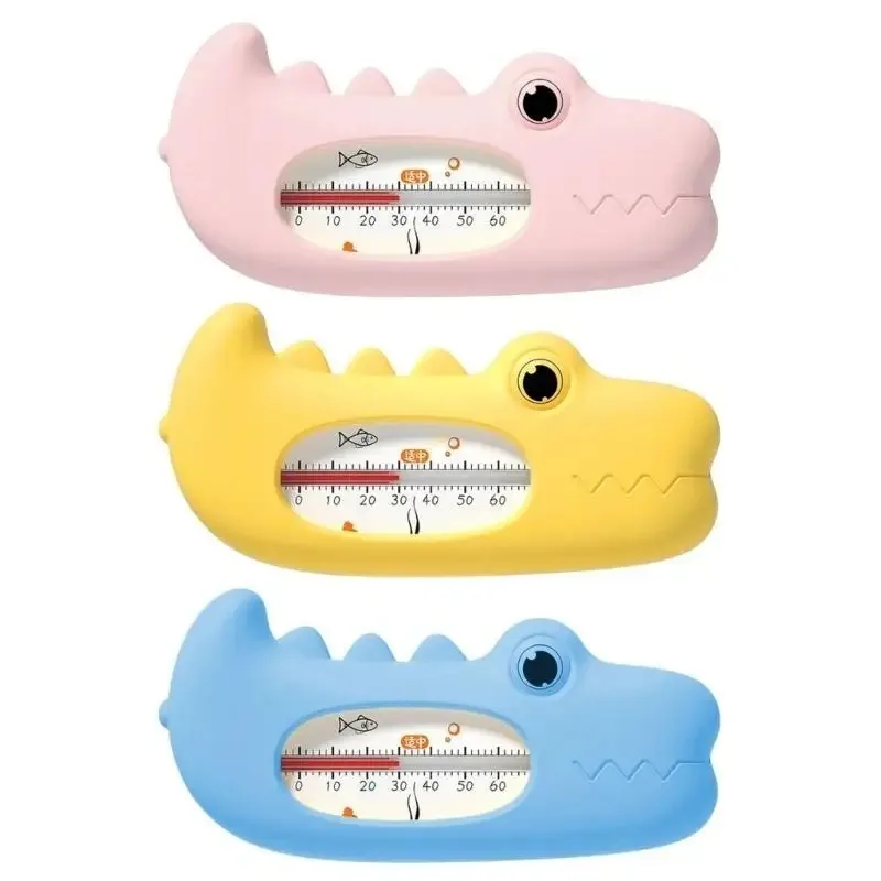 1Pcs Baby Bath Thermometer Round Safe Edges Cartoon Water Thermometer for Tub Shower Temperature Monitoring Safety Tool