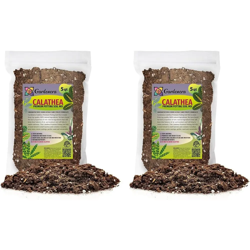 

Профессиональная грунтовая смесь для калатеи - 10 кварт для яркой зелени и роста растений