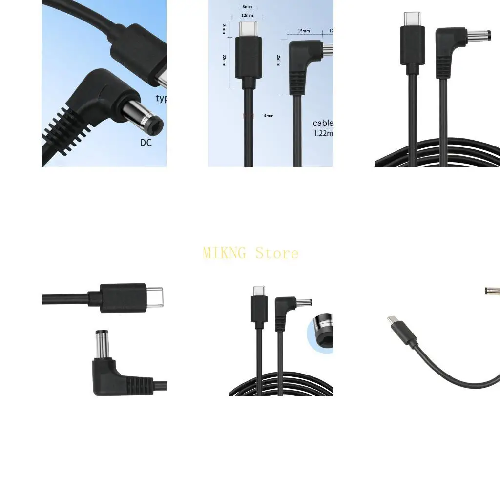 12V Device Power Cable, USB C PD to 5.5X2.1mmDC Plugs Best Sale