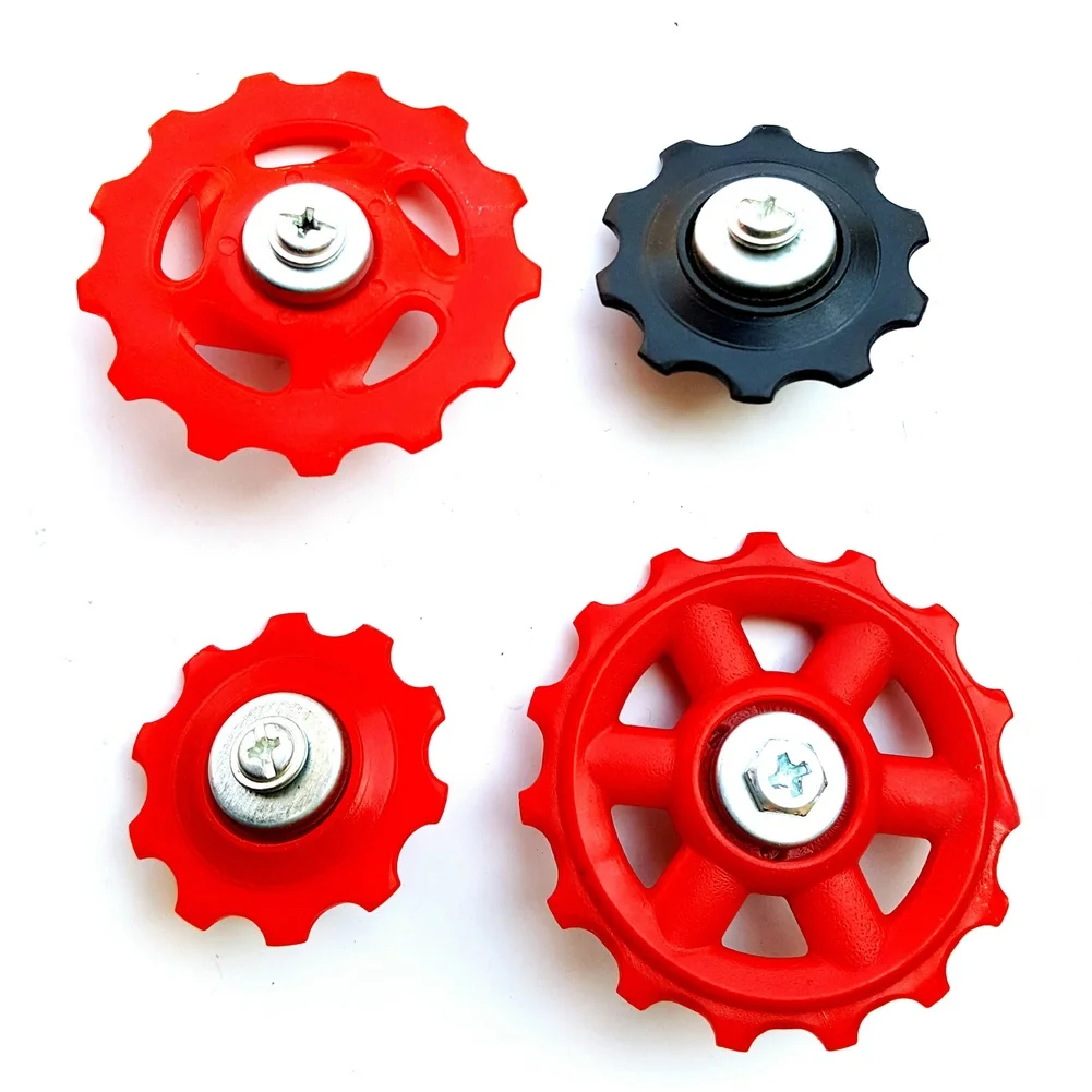 Mountain-Bike Rear Derailleur Pulley Roller Guide Pulleys Mountain- Road Bicycles Guide Wheels 6 7 8 Speed Resin Gear- ﻿