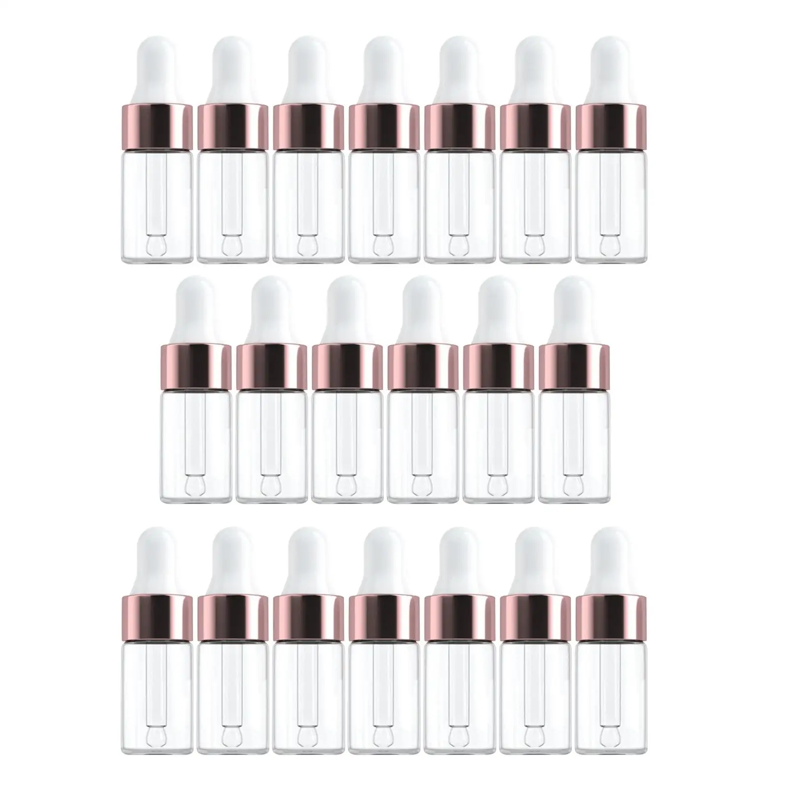 20 Pieces Empty Beauty Dropper Bottles Containers for Sample