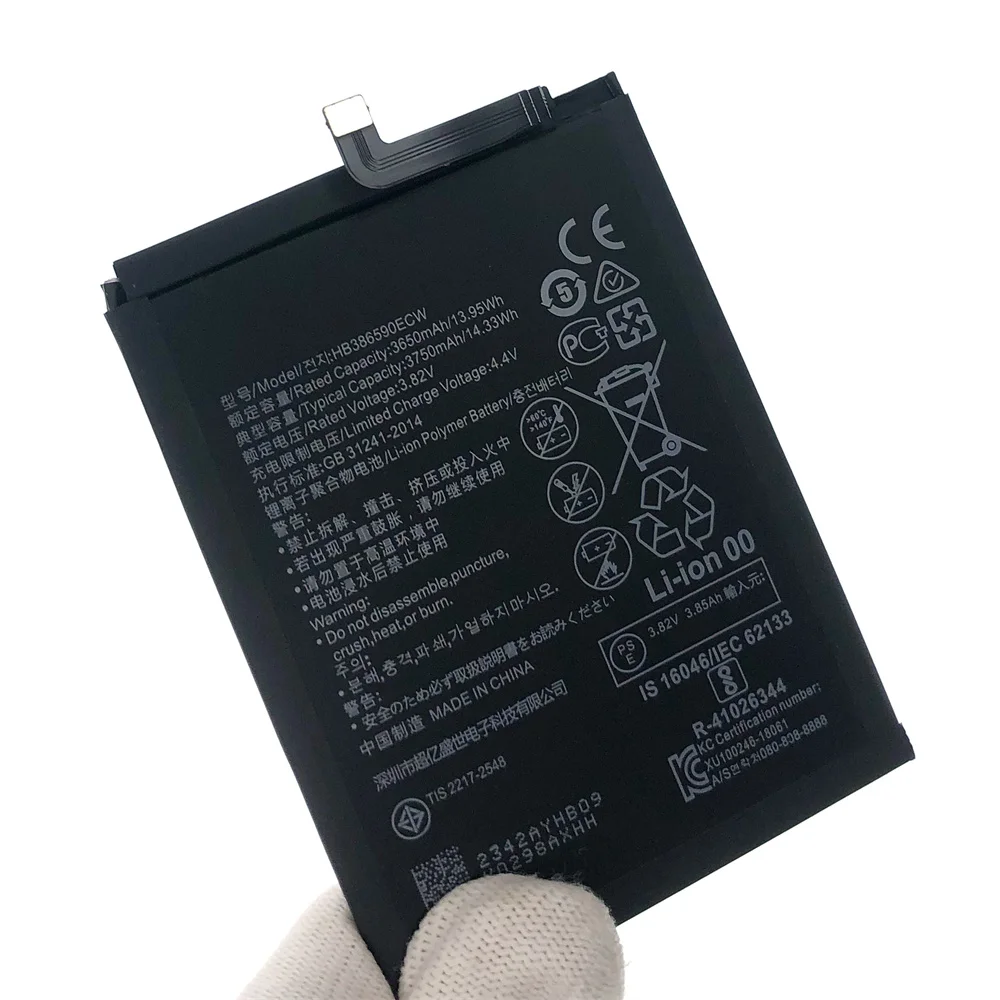 Replacement Battery HB386590ECW For Huawei Honor 8X V10 20 20S P10 Plus Play Mate20 Lite Nova 3 3i 4 5T Maimang 7 HB386589ECW