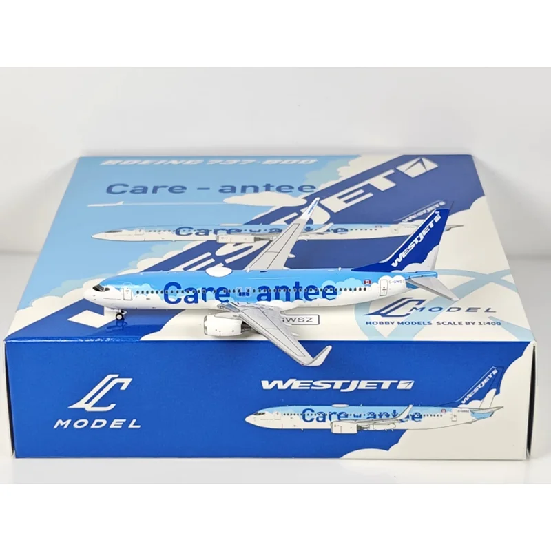 C Model Diecast 1/400 Scale Westjet B737-800 C-GWSz Alloy Aircraft Model Collectible Decorative Item