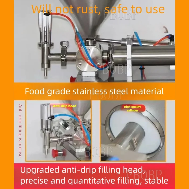 Commercial Precision Paste Liquid Filling Machine For Honey Shampoo Cosmetics Quantitative Filling Machine Lubricating Oil