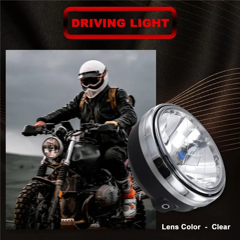 A09E-Motorcycle Headlight For Honda Cb400 Cb500 Cb1300 Hornet 250 600 900 Vtec Vtr250 Running Light