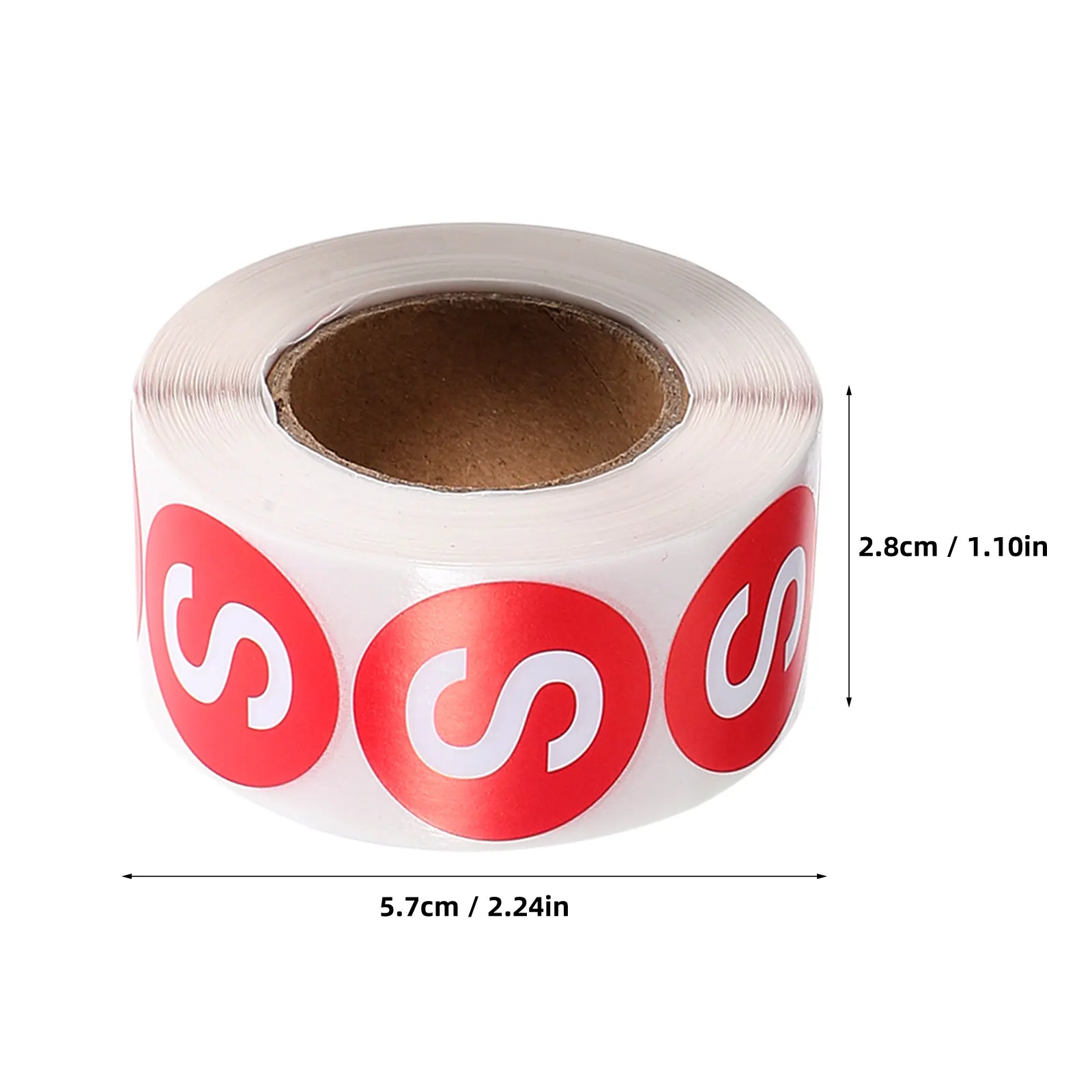 7 Rolls Clothing Labels – Adhesive Fabric Sticker Markers for Garment Size & Name