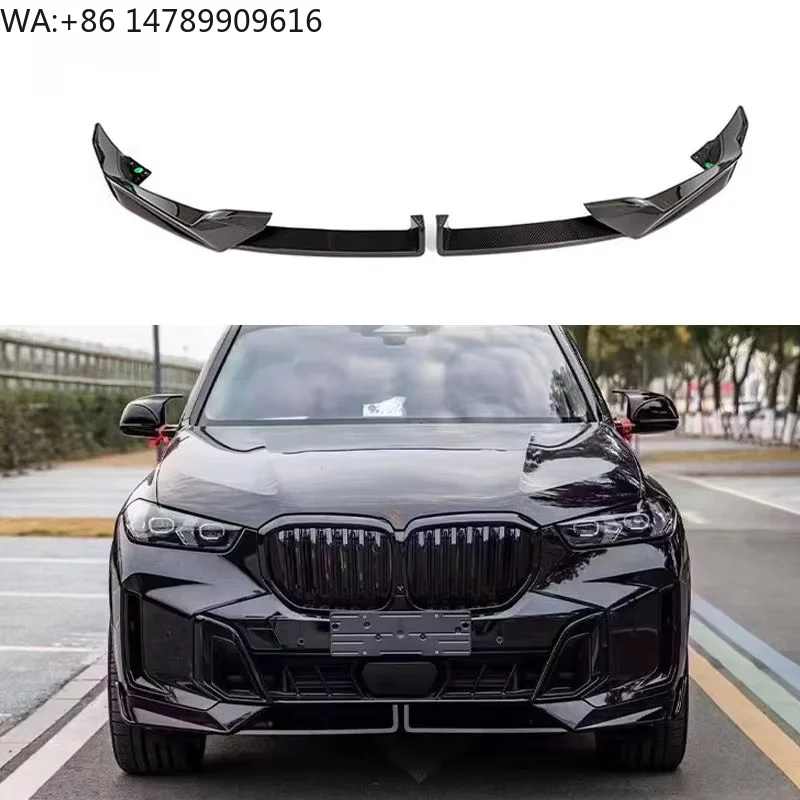 G05 X5 High Quality Carbon Fiber LD Style Front Lip Front Bumper Lip Splitter for  G05 X5 Pre Lci 2023+
