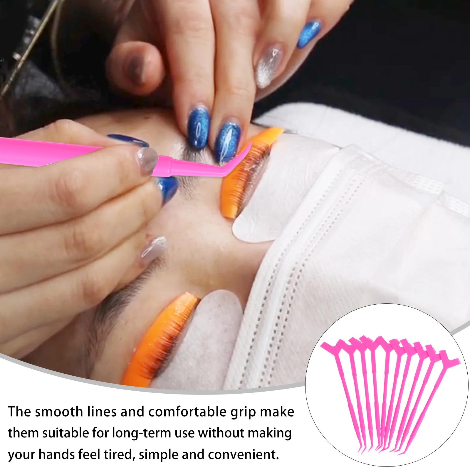 

10Pcs Professional Lash Brush Comb 3-in-1 Eyelash Lift Separator Tool Easy Lash Lift Tool Eyelash