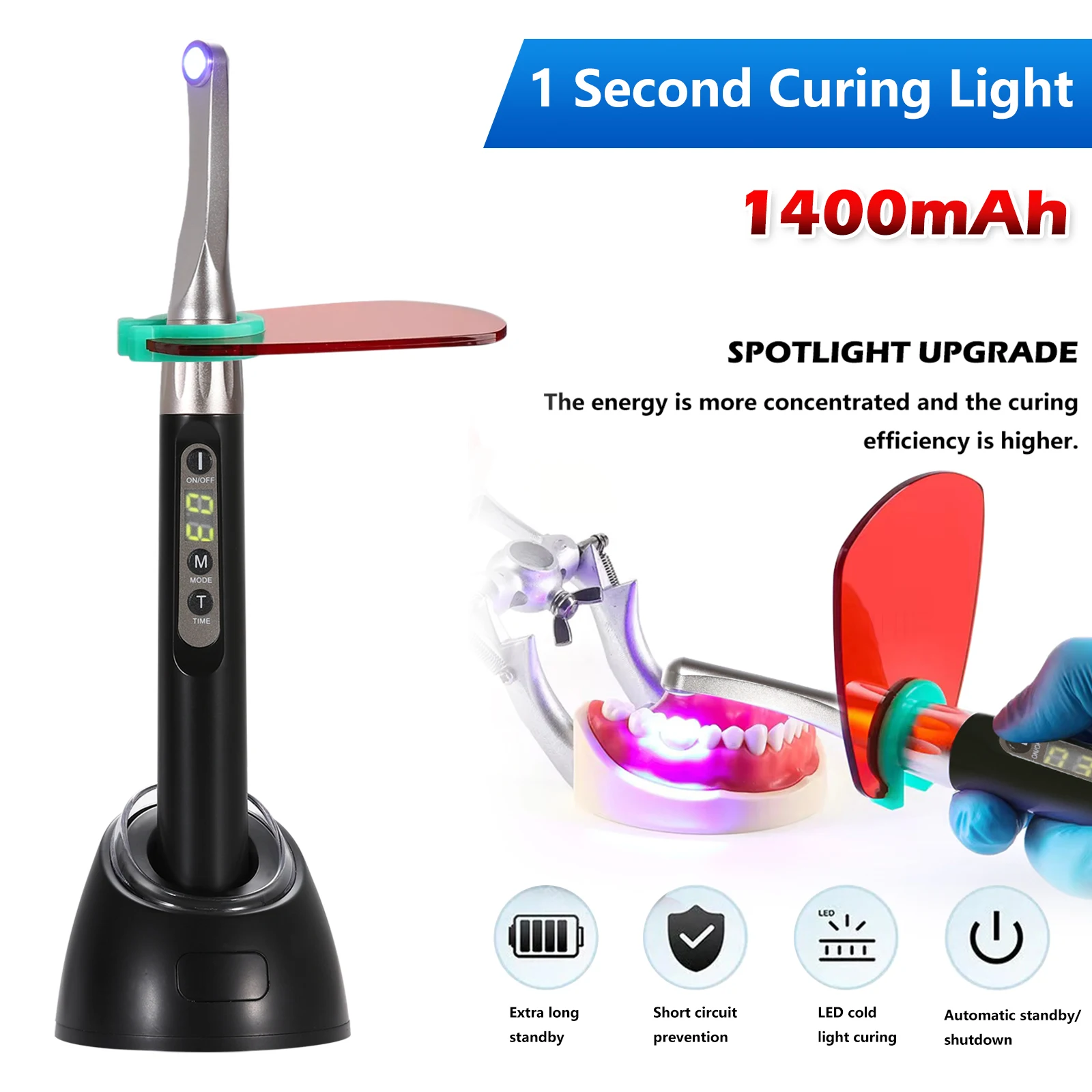 luz-de-curado-led-inalambrica-dental-1-segundo-lampara-de-curado-385-515nm-360-°-girar-2500mw-blanqueamiento-dental-negro