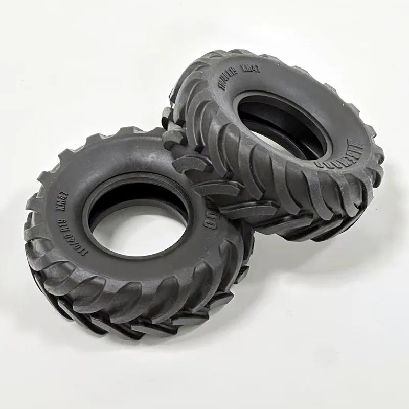 1:14th Scale RC Truck 1pcs 110mm Simulation Herringbone Pattern Tires No Liner for SCANIA Tamiya 770S R620 for VOLVO Model Car view 6