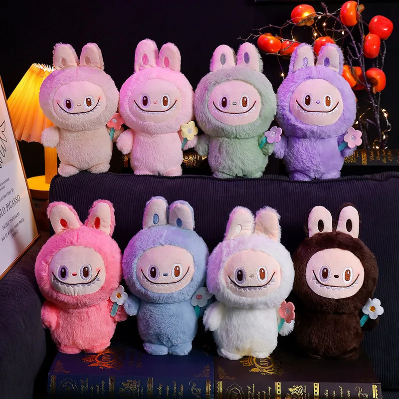

21cm Kawaii Rabbit Labubu Plush Doll Toy Cartoon Cute Girls Suppleness Doll Children Festivals Birthday Gift for Kids