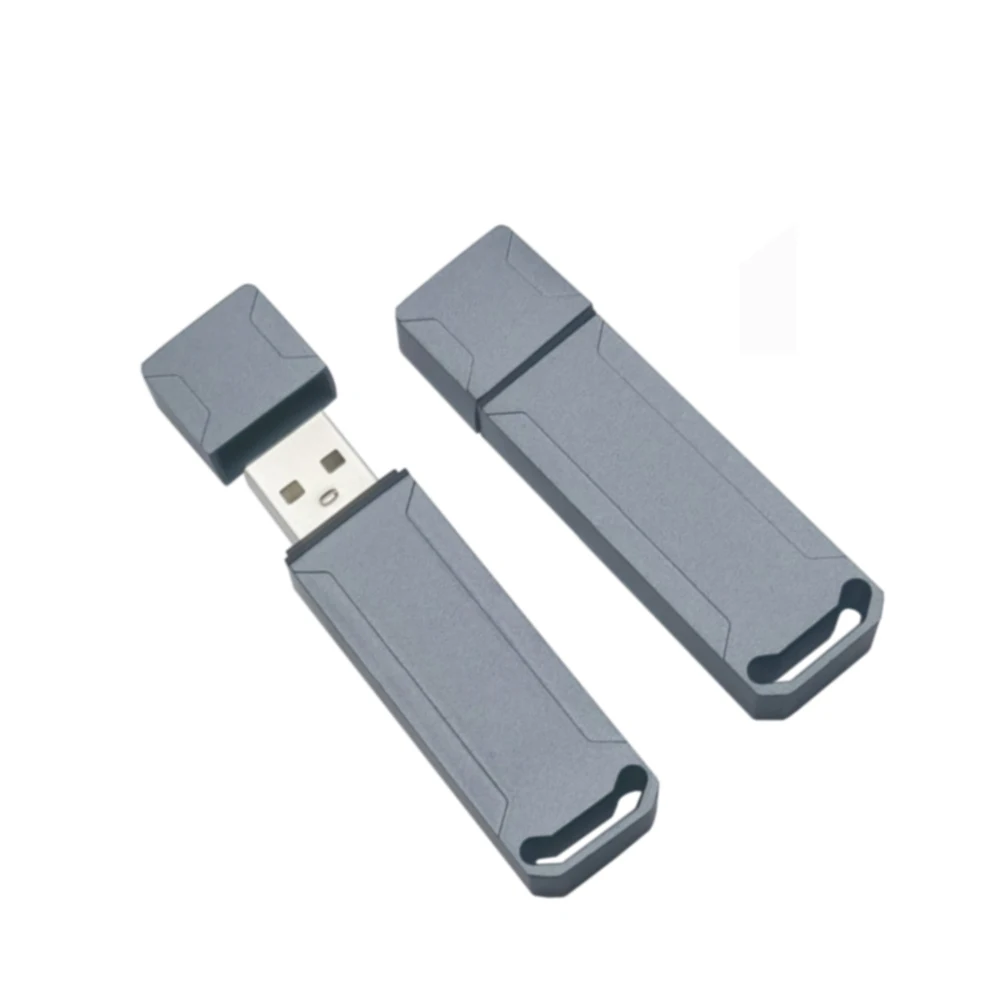 100 pieces of new metal block USB shell is suitable for ultra-long PCBA flash memory load without memory chip can be marked