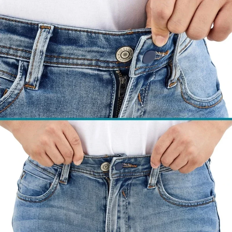 1/3/5Pcs Pants Extender Buttons 15mm 18mm Flexible Waist Extenders for Jeans Pants for Women Men Pregnancy Jeans Skirt