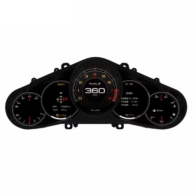 

LCD Digital Cluster Instrument Panel Instrument Speedometer For Porsche Cayenne Panamera 2011-2017