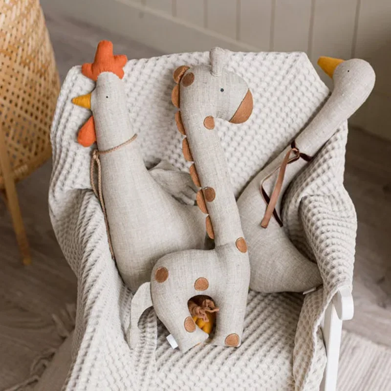 

Прекрасная мягкая игрушка в скандинавском стиле, кавайная плюшевая кукла для маленьких девочек, декор для детской комнаты, кукла для сна для новорожденных