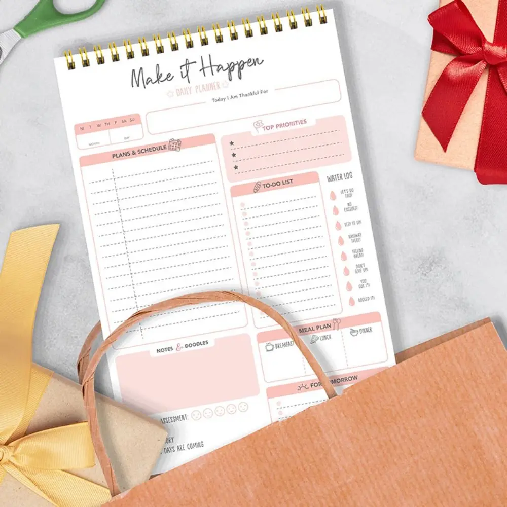 52 Sheets To Do List Notepad Portable Easy Tear-off Schedules Journal Weekly Planner Time Schedule A5 Agenda Planner