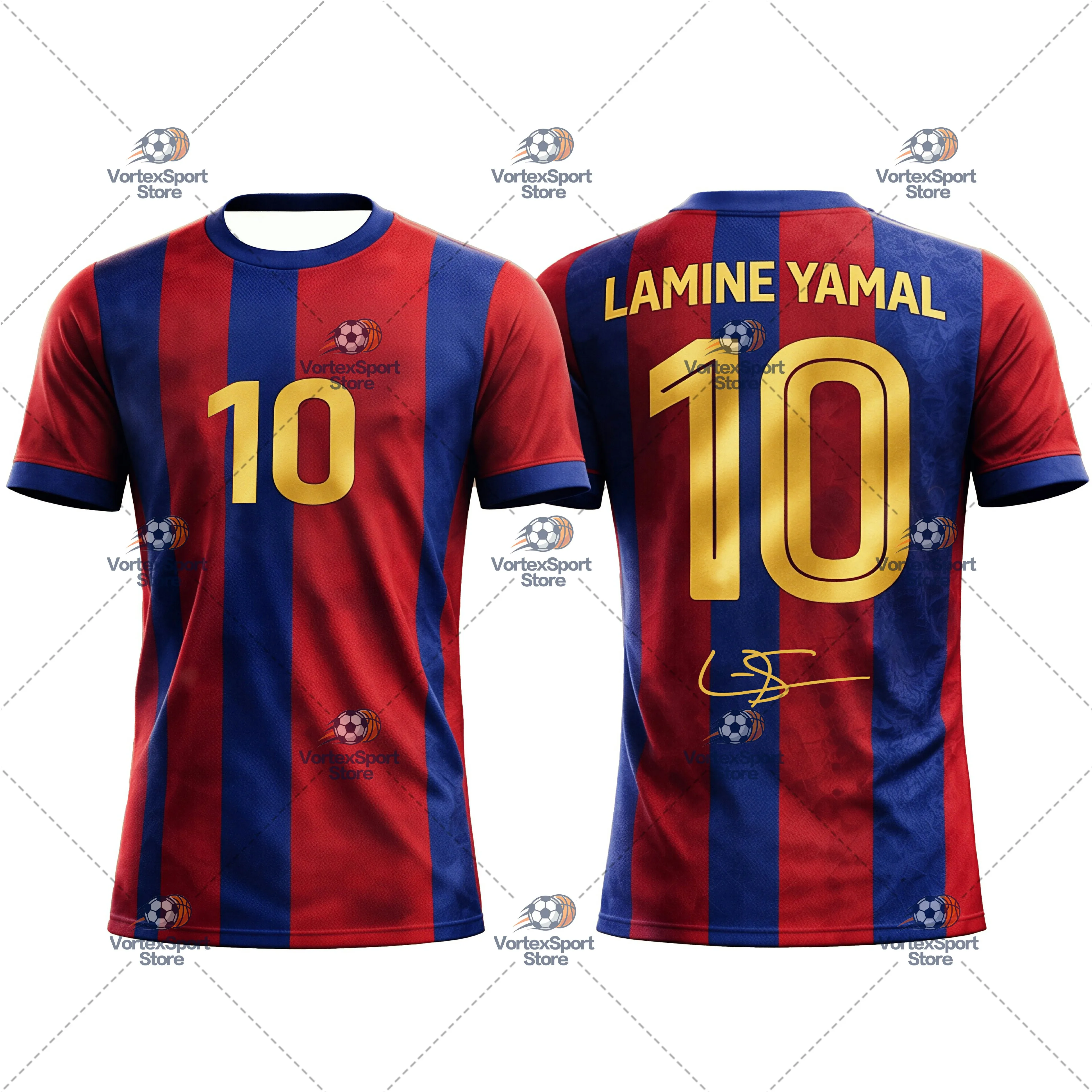 Explosions Kinder- und Herren-Fußballtrikot Spanien Nr. 10, Schnelltrocknend, Alle Größen, Kurzarm, O-Ausschnitt, Yamal Fußball-Fan-Trikot – Detail 8