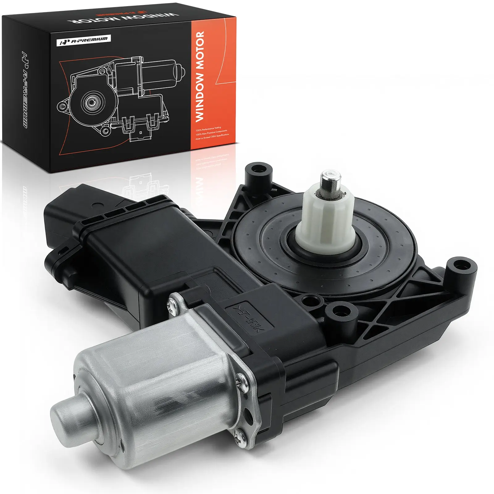 A-Premium Front Right Passenger Side Window Lift Motor with Anti-Pinch for Ford F-150 2011-2014
