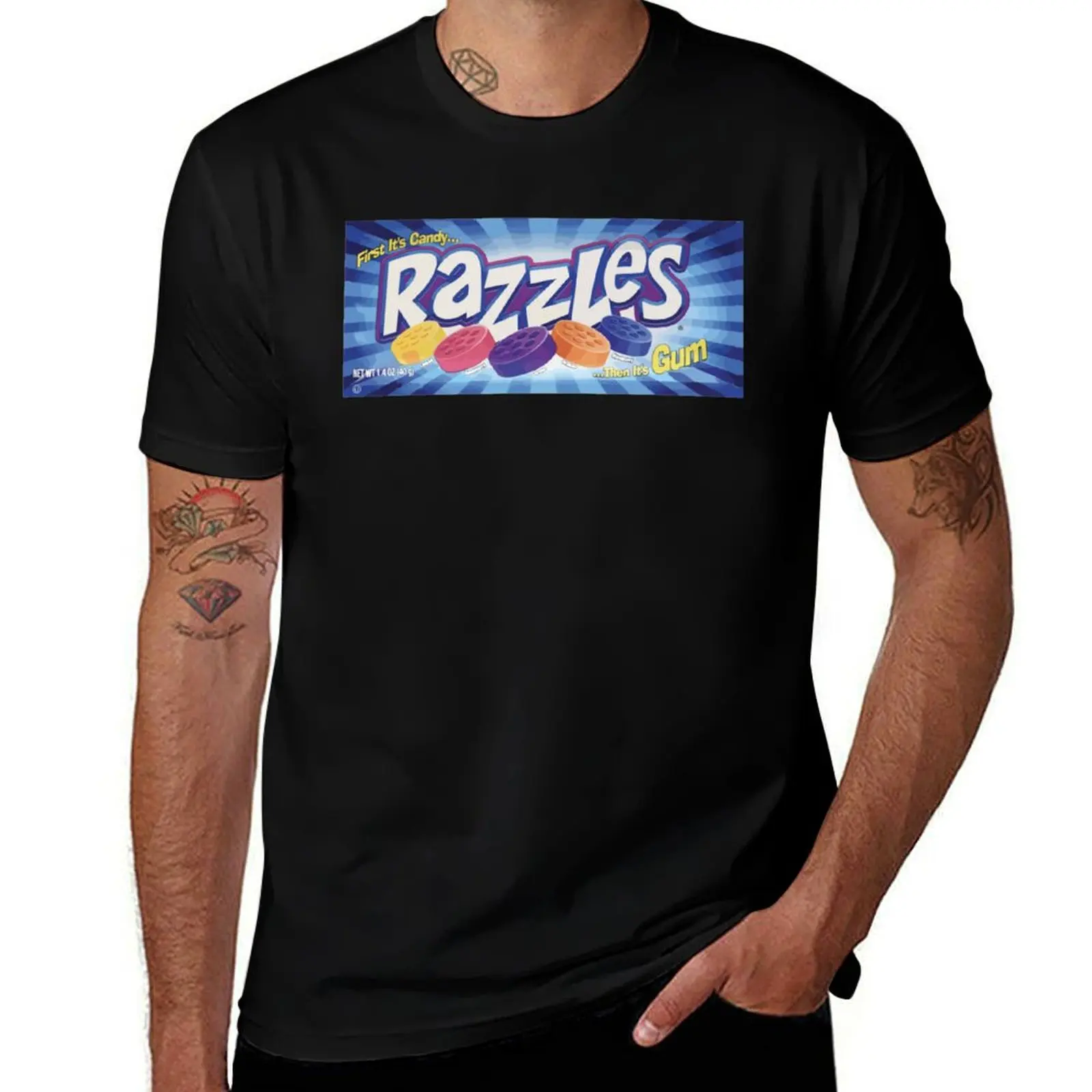 

Razzles Candy from 13 Going On 30 T-Shirt summer top baggy shirts custom t shirt cotton t shirt men