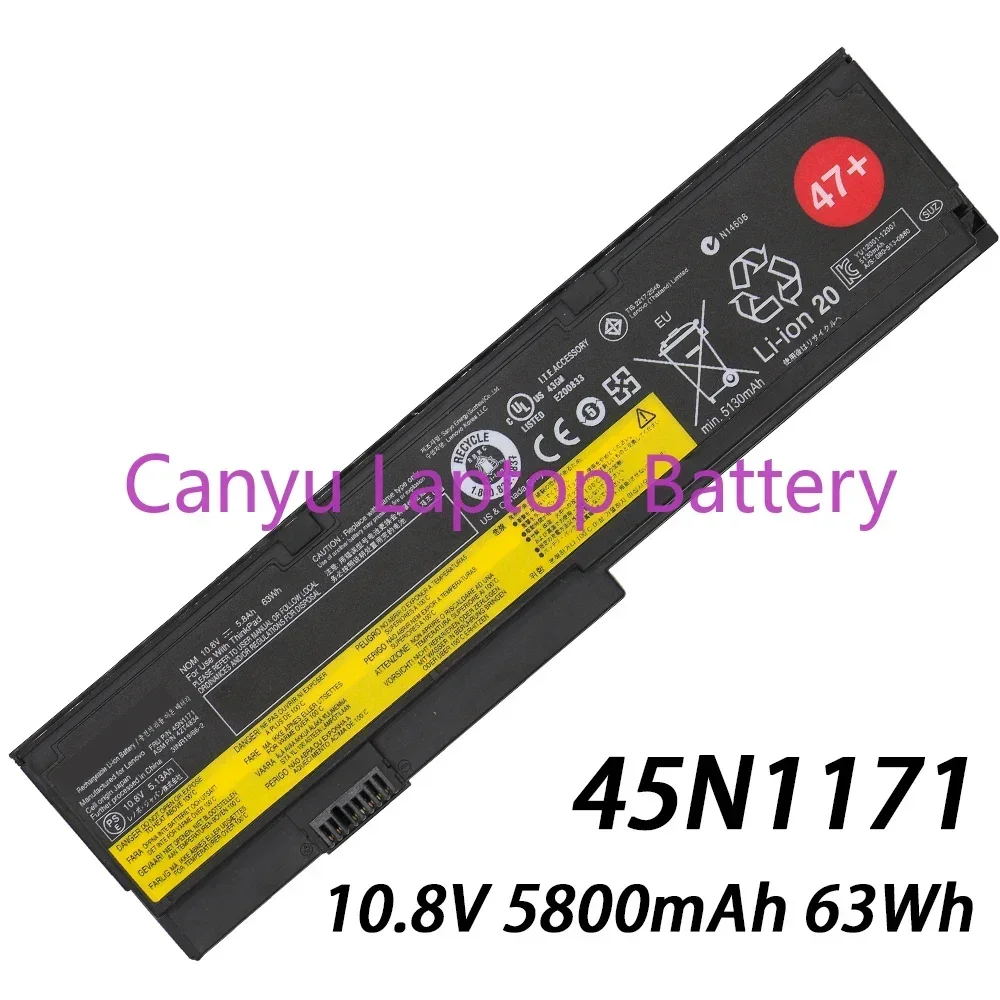 For Lenovo ThinkPad X200 X200S X201 X201S X201I Series 42T4834 45N1171 42T4535 42T4543 42T4650 5800mAh 63Wh  Laptop battery