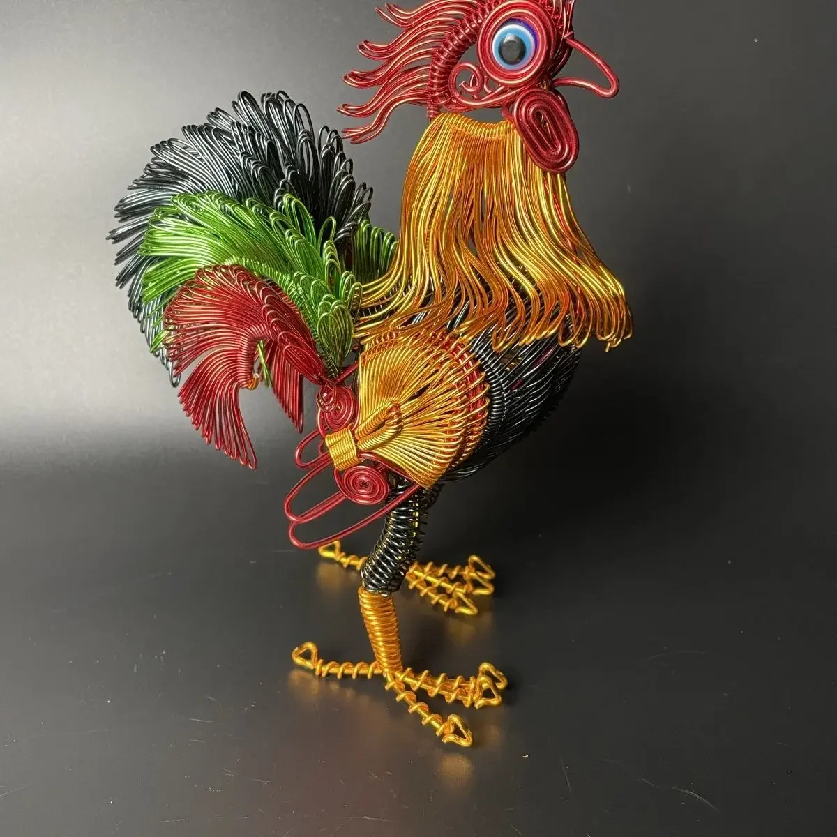 Hand-woven,  Fine rooster pendant  , Specialty crafts ,  Housewarming gifts