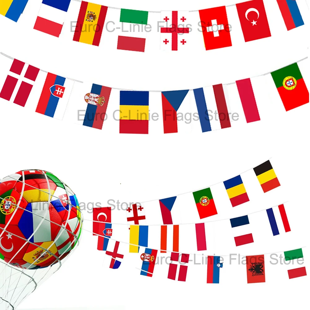 Oscam líneas europeas 2025 12 pulgadas para 8linie Europa 4K Alemania Polonia Italia Países Bajos Eslovaquia bandera ld Reino Unido checo Clines pequeñas banderas
