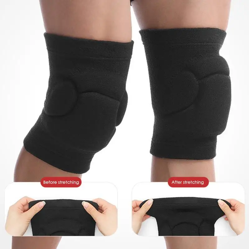 Sport Knie Pads Elastische Dance Knie Pads Knie Ärmeln Verdickt Knie Protector Volleyball Knie Pads Für Yoga Laufen Radfahren