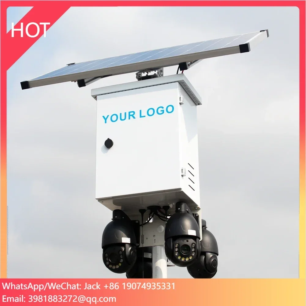 SZGOING independiente, el mejor Ip, varios sistemas CCTV de seguridad en línea, cámara de poste de energía Solar para sitio de construcción