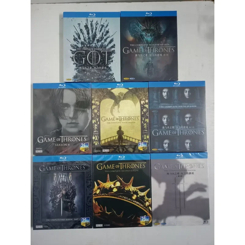 Blu-ray Disc Game of Thrones Complete Series Seasons 1 to 8 HD Video Collection