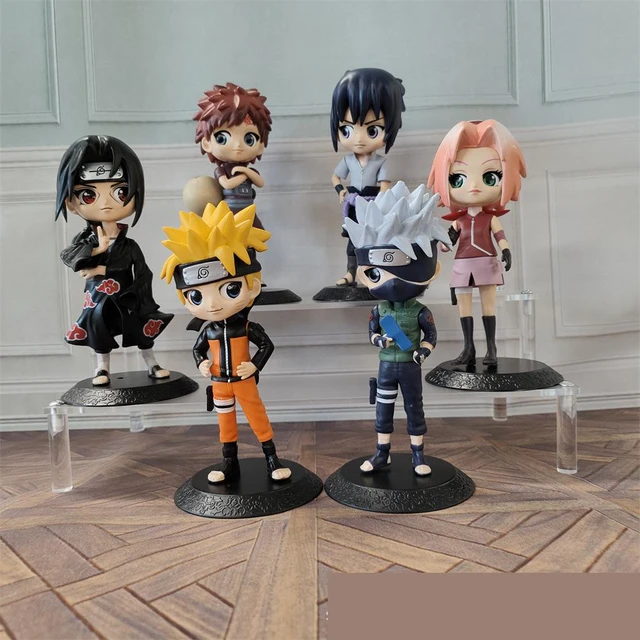 Q Posket Naruto Stands Alone Figure 15cm Gaara Uchiha Sasuke Itachi Kawaii  Dolls Hot Sale Desktop Ornaments