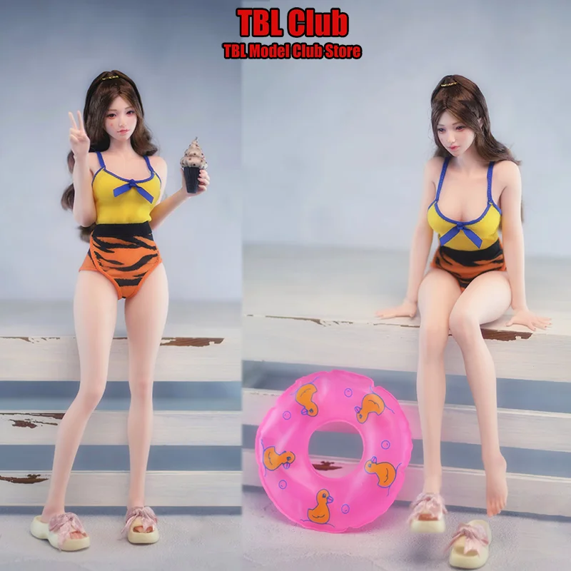 

Женская одежда в масштабе 1/6, желтые подтяжки, топ на бретелях, трусы с леопардовым принтом, милый купальник для 12-дюймовой экшн-фигурки солдата