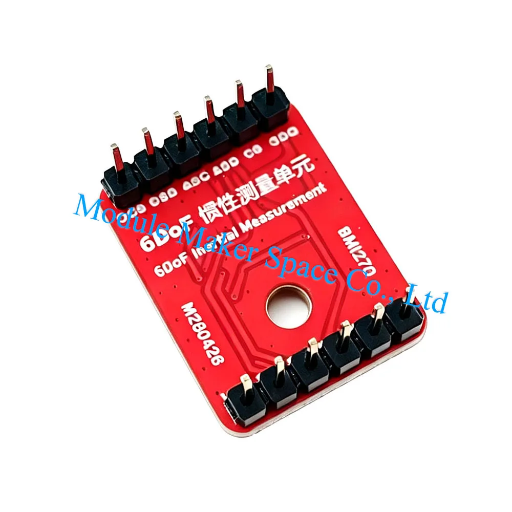 Moduł czujnika IMU BMI270 6DOF, 6-osiowy żyroskop + akcelerometr, niski pobór mocy 4mA, I2C/SPI, 1.8-3.3V do śledzenia ruchu — zdjęcie produktu 6