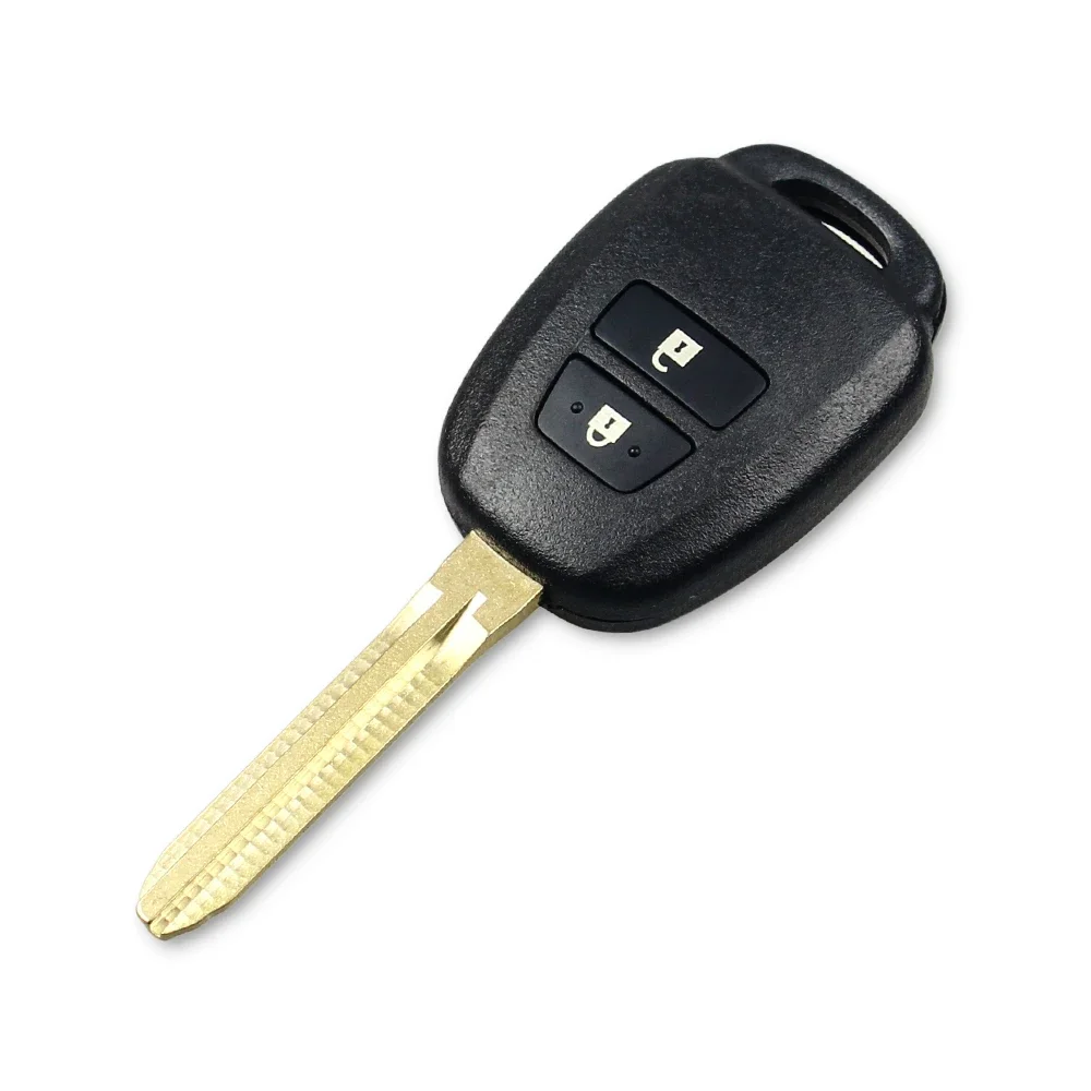 Keyyou 2/4 botões do carro remoto caso escudo chave fob para toyota camry corolla reiz novos vios rav4 coroa chave