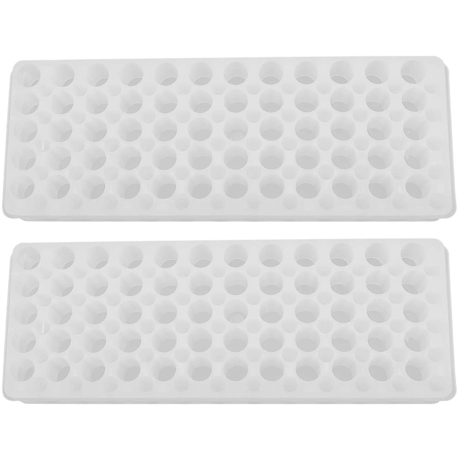 

2 Pcs Vial Centrifuge Tube Rack Sampling Storage Pp Test Tray Holder for Laboratory