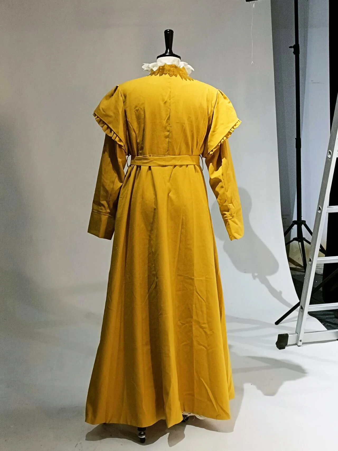 Cosplaydiy Movie Emma yellow regency dress Anya Taylor-Joy Costume Dress Jane Austen Emma vittoriano abito da passeggio a vita alta