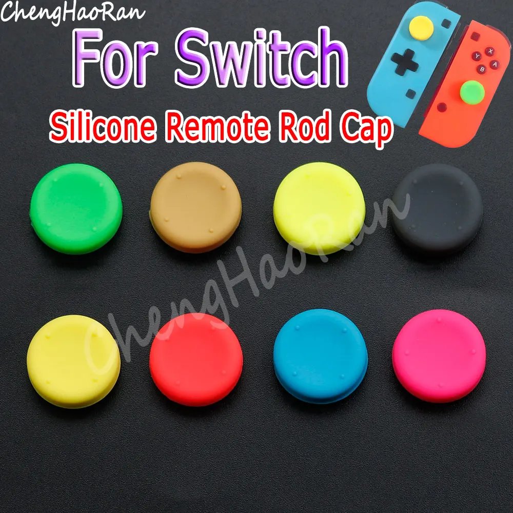 2 Pcs Silicone Non-Slip Thumb Joystick Cover Cap For Switch NS Joy-Con Controller Thumb Joystick Cover Cap Repair Replace Parts