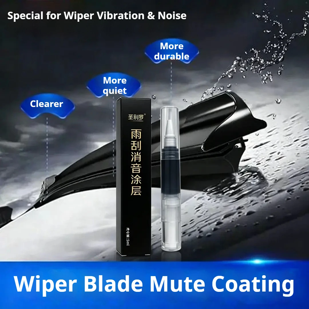 Windshield Wiper Lubricant Wear Reducing Noise Elimination Coating Anti Aging Rubber Care For Window Abnormal Noise