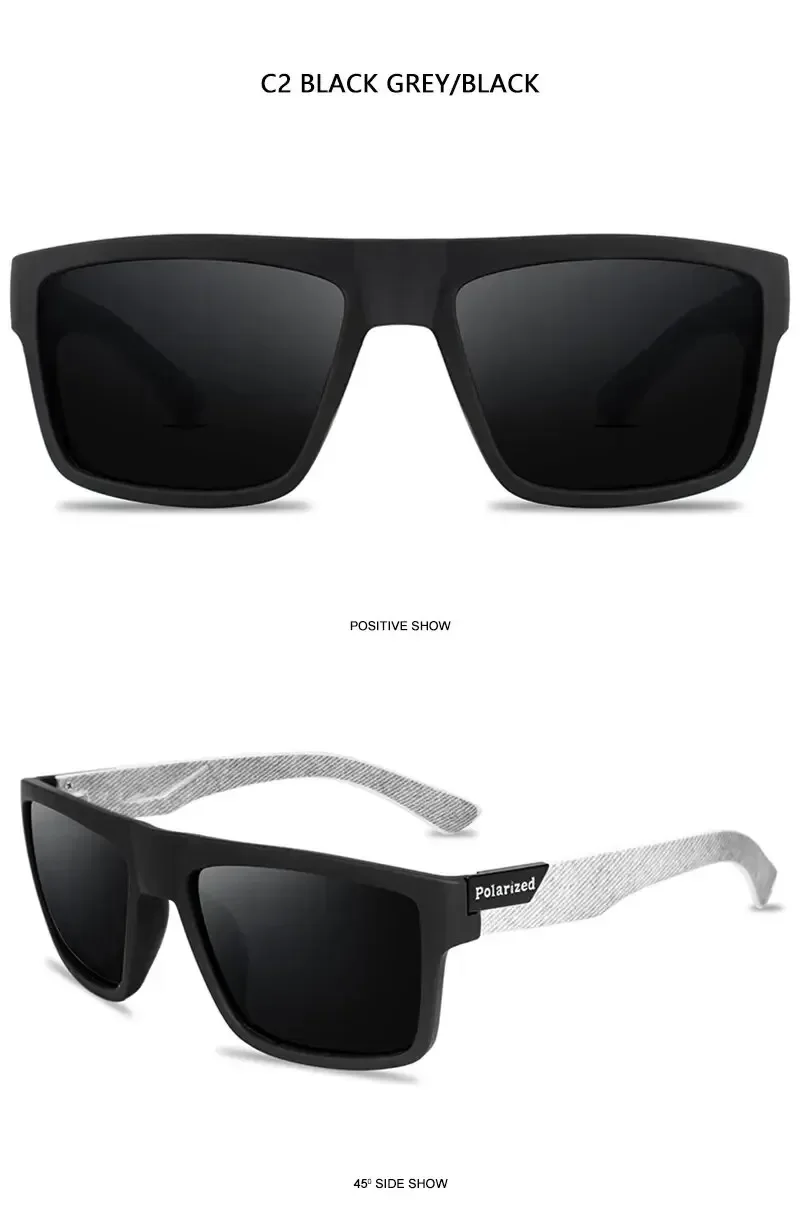 Luxury Polarized Sunglasses Fashion Square Male Sun Glasses Vintage Driving Fishing Eyeglasses Sport Shades UV gallery 3