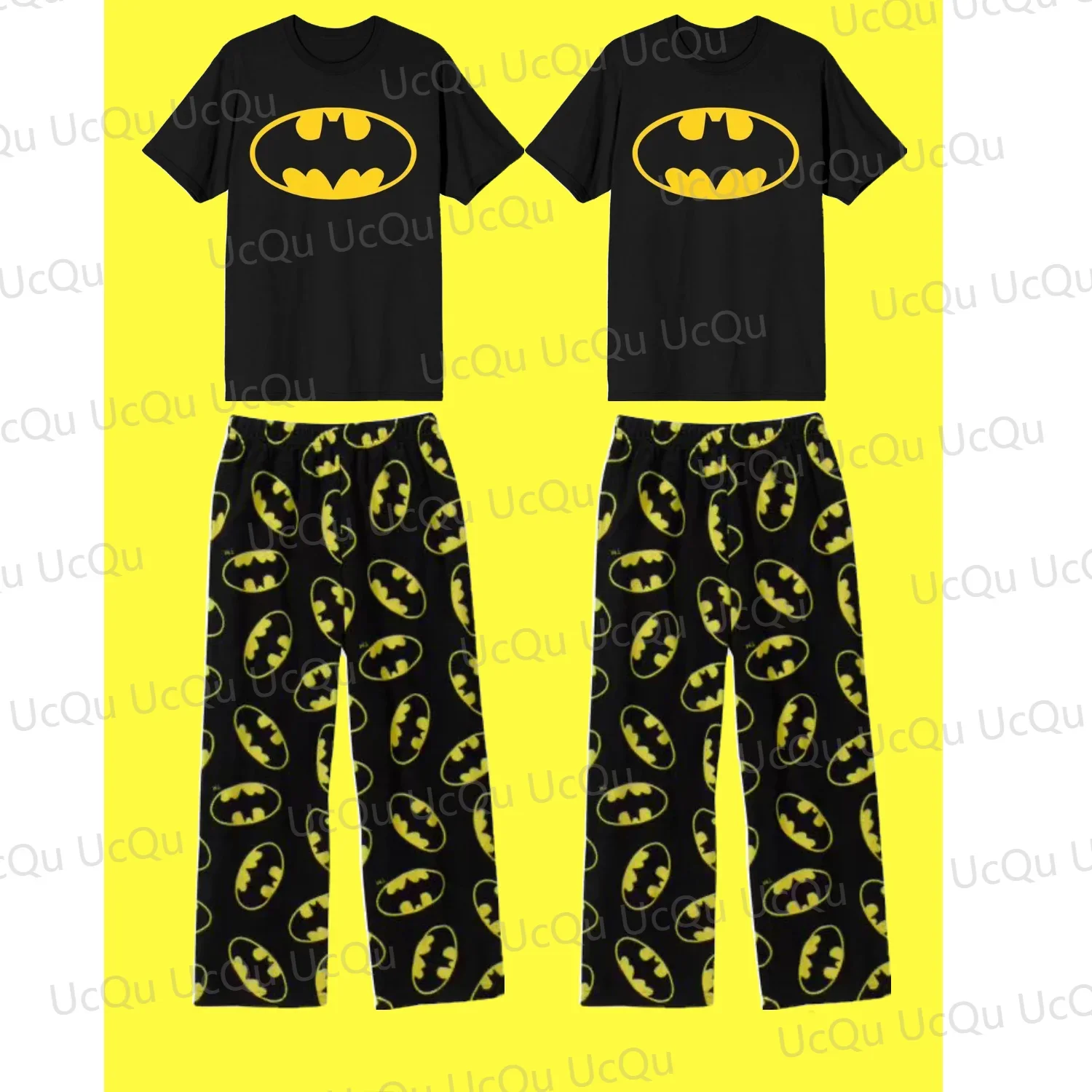 2024 The Spiders & Bats Summer Cotton T-Shirt With Pajama pants Oversized Suit For Adult/Kids his-and-hers clothes