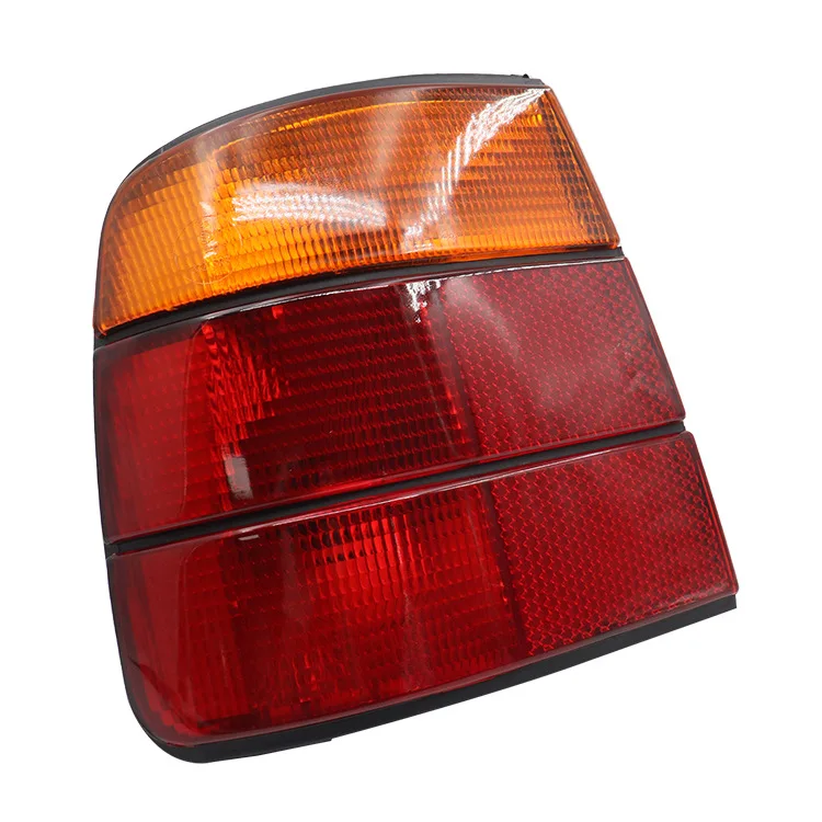 Auto parts for BMW E34 car rear tail lights, yellow brake lights 63211384009