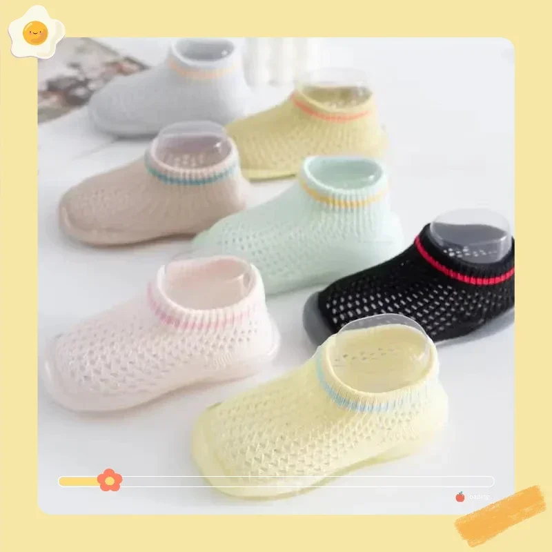 أحذية جورب صيفية للأطفال، نعل ناعم لطيف، أحذية أطفال صغار، أحذية داخلية