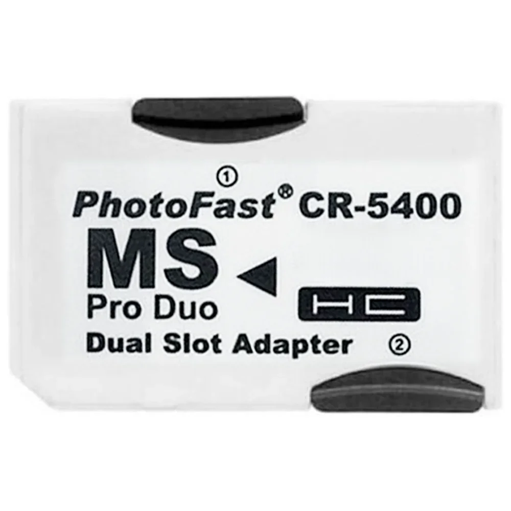 For PSP 1000/2000/3000 SD TF Flash Card to Memory Stick MS Pro Duo SD TF to MS Card Dual 2 Slot Adapter Converter