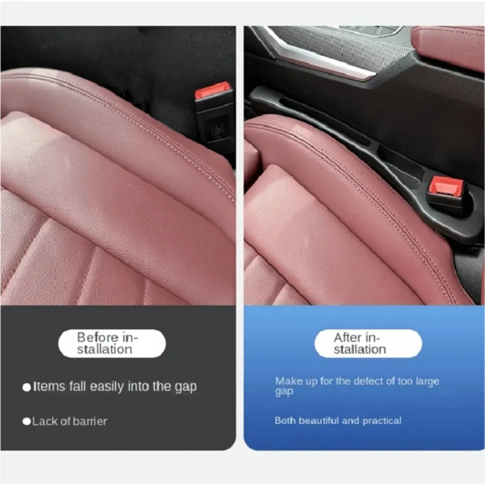 1pc/2pcs Universal Car Seat Gap Plug Strip Side Seam Car Gap Filler Leak Proof Seat Gap Storage Organizer Interior Decoration