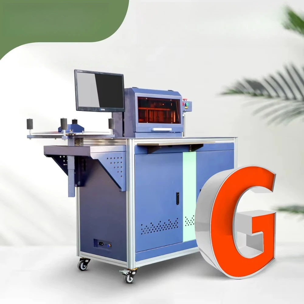 Embossed acrylic letter manufacturing machine / minimum channel letter bending machine