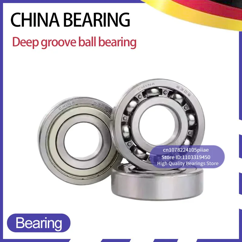 Made in China deep groove ball bearings 6300 6301 6302 6303 6304 6305 6306 OPEN 2RS 2Z N