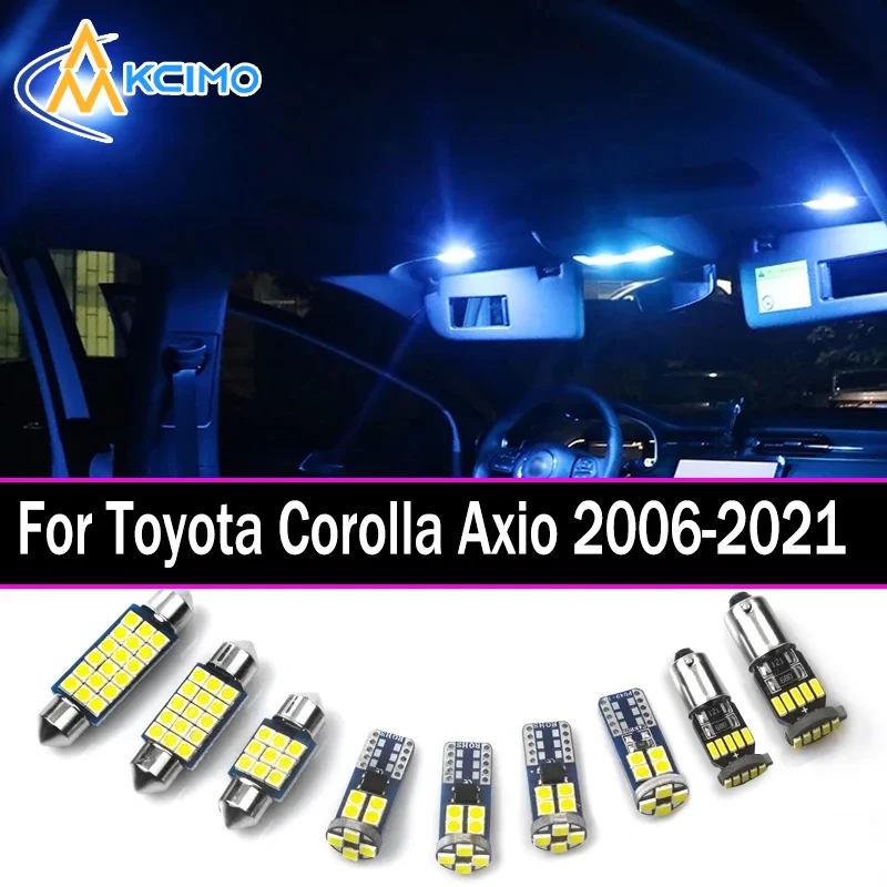 

Canbus Indoor Ceiling Bulbs For Toyota Corolla Axio 2006- 2016 2017 2018 2019 2020 2021 Car LED Interior Map Trunk Light Kit