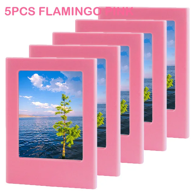 Cornice Magnetica 3D Per Foto Instax Mini – Adatta A Fujifilm Mini 12/11/99/EVO E Polaroid, Da Frigorifero O Tavolo (Colori Vivaci)