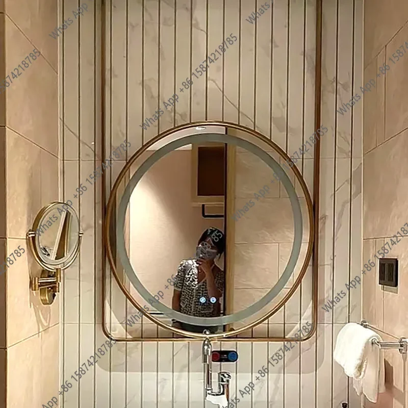 Applicable To Hotel Hanging Mirrors, Suspended Stainless Steel Booms, Smart Mirrors, Bathroom Aluminum Alloy Bathroom Mirrors X