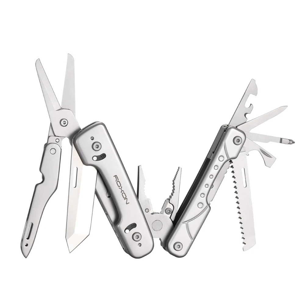 ROXON S802S Phantom Multi Tool Pliers and scissors with Replaceable Knife and Wire Cutters Innovative New