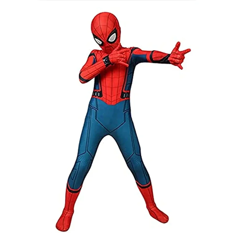 Superbohater Cos Spider-man kostium dla dzieci Tobey Maguire Cosplay body Zentai garnitur kombinezon Halloween karnawałowe kostiumy imprezowe